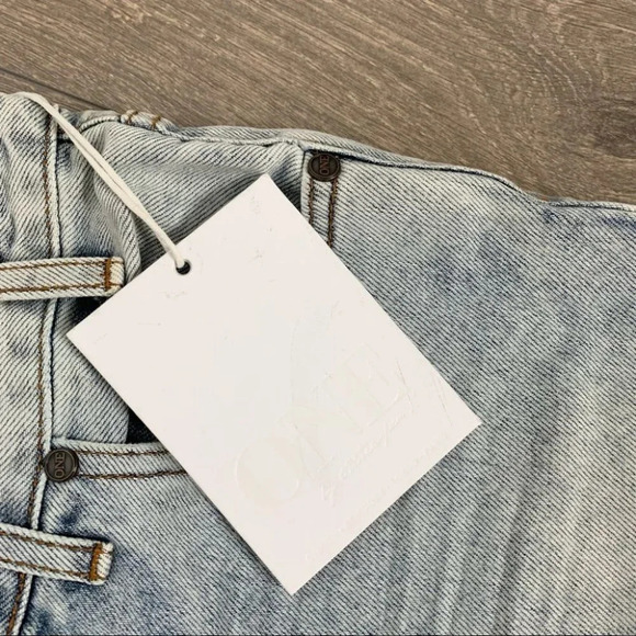 One Teaspoon Freebirds Skinny Jeans Straight Leg low  rise distressed light wash - Picture 11 of 16